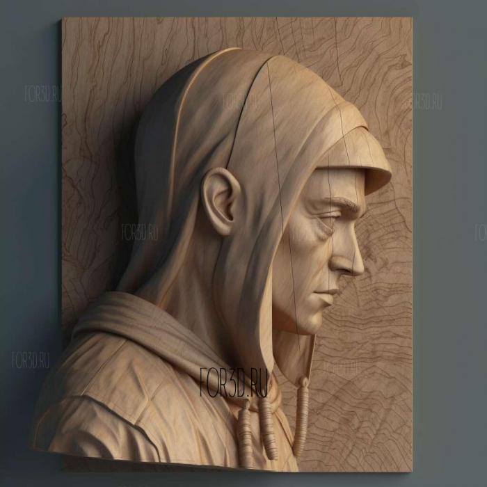 Eminem 3 stl model for CNC